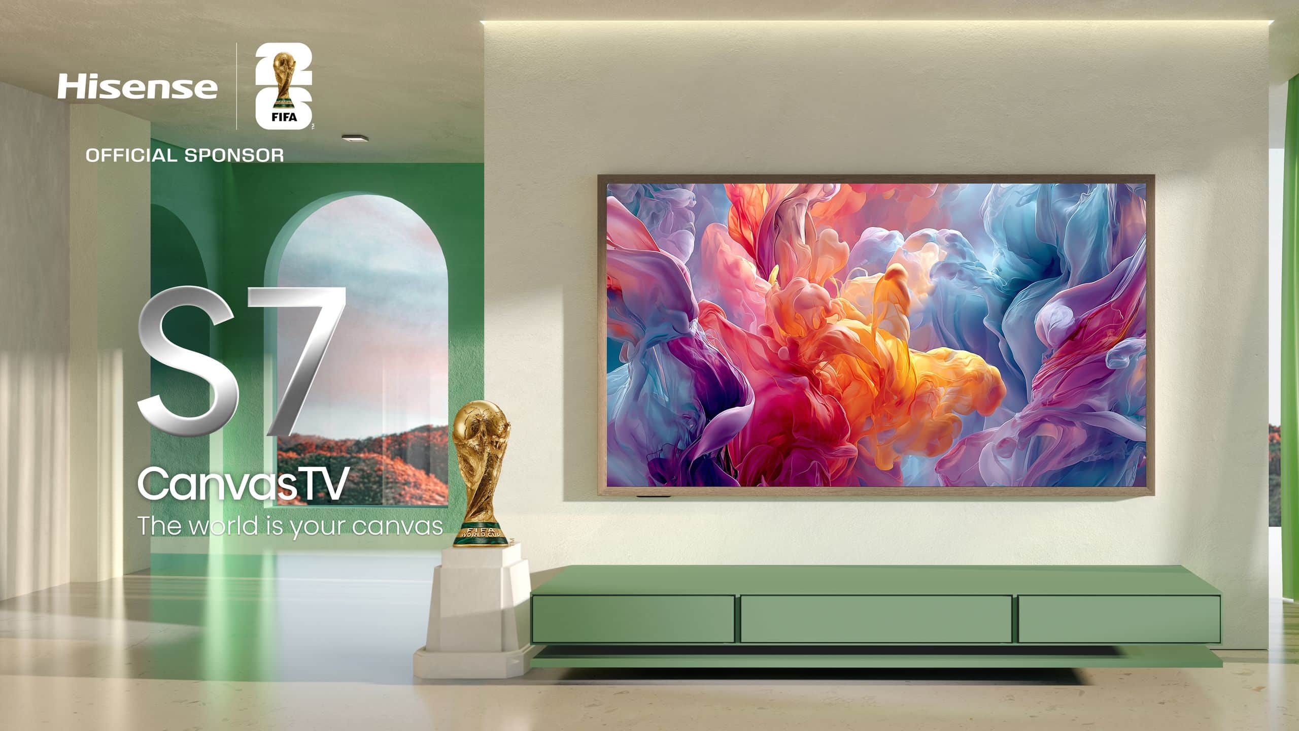 Hisense S7S Canvas TV design and features